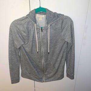 Gray Zip Up